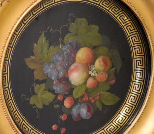 FINE VICTORIAN FRAMED PAINTED TOLEWARE TRAY - ADDITIONAL PHOTO 4