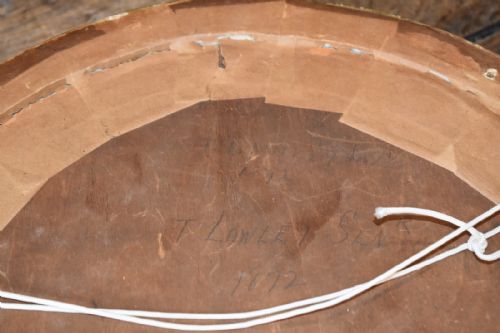 FINE VICTORIAN FRAMED PAINTED TOLEWARE TRAY - ADDITIONAL PHOTO 9