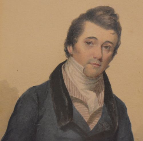 FINE REGENCY WATERCOLOUR PORTRAIT - ADDITIONAL PHOTO 3