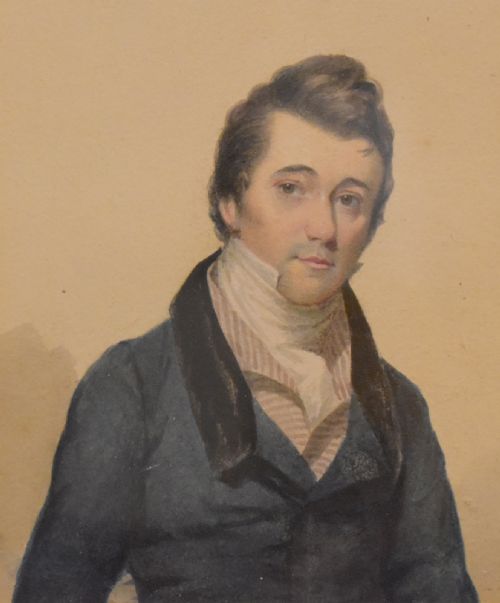 FINE REGENCY WATERCOLOUR PORTRAIT - ADDITIONAL PHOTO 5