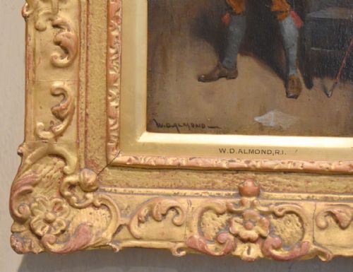 PAIR OF OIL PAINTINGS BY WDALMOND RI 18681916 - ADDITIONAL PHOTO 9