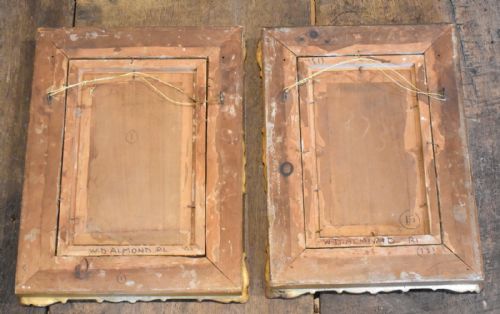 PAIR OF OIL PAINTINGS BY WDALMOND RI 18681916 - ADDITIONAL PHOTO 10