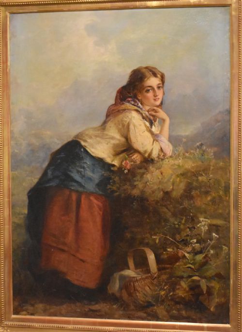 LARGE VICTORIAN OIL PAINTING BY THOMAS KENT PELHAM - ADDITIONAL PHOTO 2