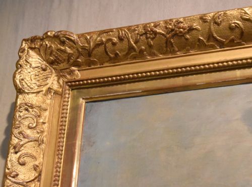 LARGE VICTORIAN OIL PAINTING BY THOMAS KENT PELHAM - ADDITIONAL PHOTO 5