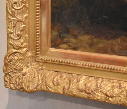 LARGE VICTORIAN OIL PAINTING BY THOMAS KENT PELHAM - ADDITIONAL PHOTO 6