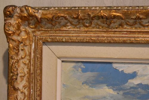 CORNISH COAST OIL PAINTING BY HUGH EDWARD RIDGE - ADDITIONAL PHOTO 6