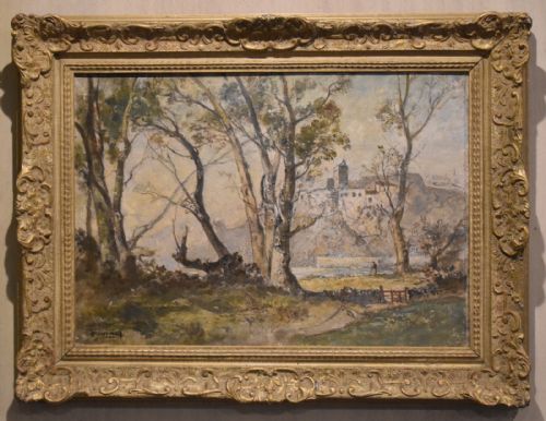 LANDSCAPE OIL PAINTING BY OLIVER HALL 18691957 - ADDITIONAL PHOTO 1
