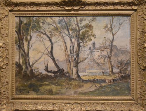 LANDSCAPE OIL PAINTING BY OLIVER HALL 18691957 - ADDITIONAL PHOTO 2