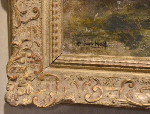 LANDSCAPE OIL PAINTING BY OLIVER HALL 18691957 - ADDITIONAL PHOTO 5