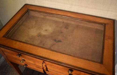 LATE GEORGIAN SATINWOOD BIJOUTERIE TABLE - ADDITIONAL PHOTO 7