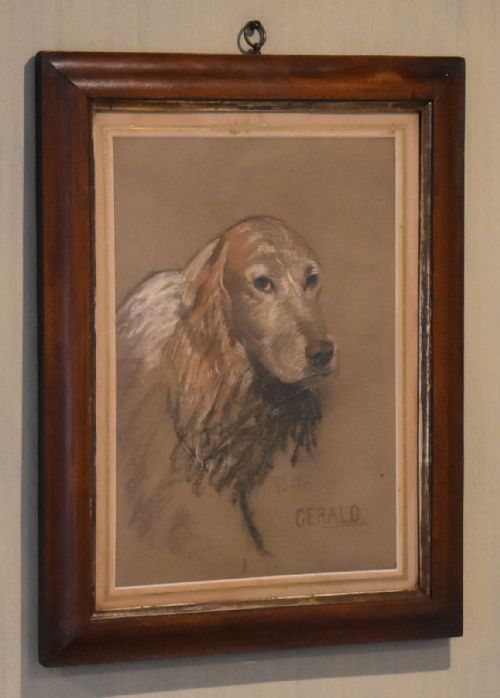 PASTEL DOG PORTRAIT BY WASDELL TRICKET - ADDITIONAL PHOTO 1