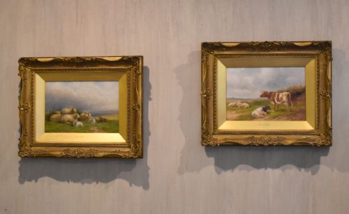 FINE PAIR OF OIL PAINTINGS BY WHLEWIS - ADDITIONAL PHOTO 1