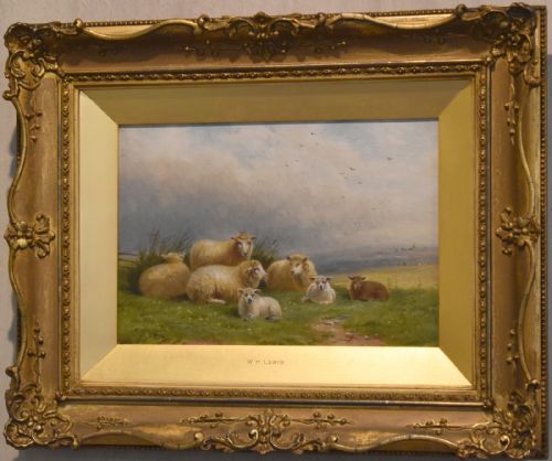 FINE PAIR OF OIL PAINTINGS BY WHLEWIS - ADDITIONAL PHOTO 3