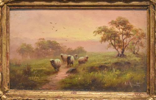 VICTORIAN LANDSCAPE OIL PAINTING - ADDITIONAL PHOTO 2