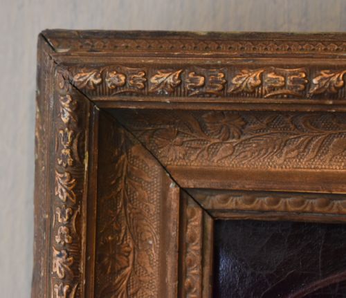 SMALL VICTORIAN GOTHIC OIL PAINTING BY FHART - ADDITIONAL PHOTO 5