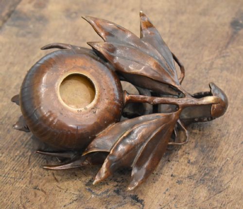 FINE ANIMALIER BRONZE LOBSTER INKWELL - ADDITIONAL PHOTO 6