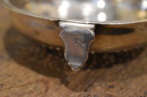 RARE GEORGIAN SILVER LEMON STRAINER - ADDITIONAL PHOTO 3