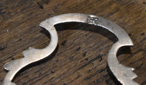 RARE GEORGIAN SILVER LEMON STRAINER - ADDITIONAL PHOTO 5