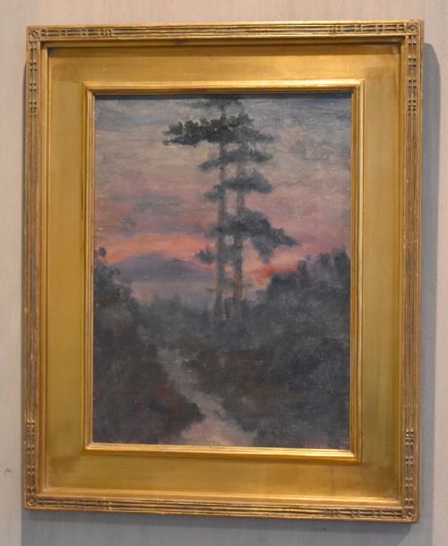 AMERICAN OIL PAINTING RAQUETTE LAKE NEW YORK STATE - ADDITIONAL PHOTO 1