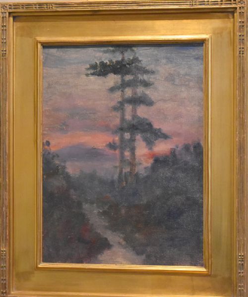 AMERICAN OIL PAINTING RAQUETTE LAKE NEW YORK STATE - ADDITIONAL PHOTO 2