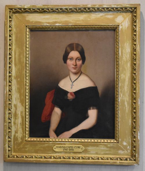 VICTORIAN OIL PORTRAIT OF JOANNA CAPELCURE - ADDITIONAL PHOTO 1