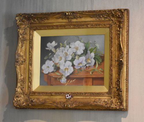 FINE FLORAL STILL LIFE WATERCOLOUR BY EVA FRANCIS - ADDITIONAL PHOTO 3