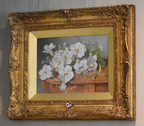 FINE FLORAL STILL LIFE WATERCOLOUR BY EVA FRANCIS - ADDITIONAL PHOTO 4