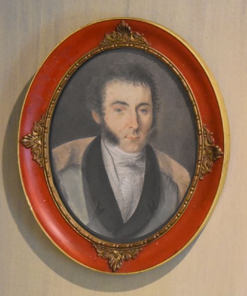 PAIR OF FRENCH WATERCOLOUR PORTRAITS - ADDITIONAL PHOTO 4