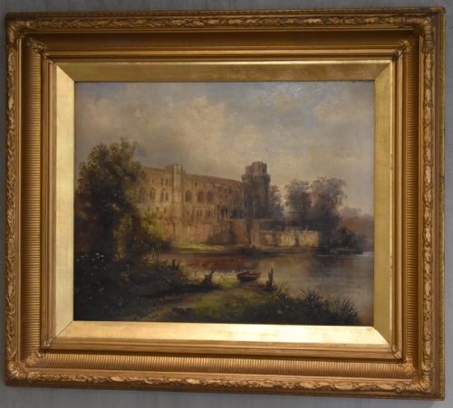 PAIR OF VICTORIAN OIL PAINTINGS BY MSINCLAIR - ADDITIONAL PHOTO 7