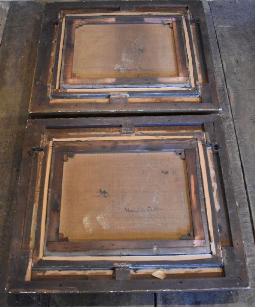 PAIR OF VICTORIAN OIL PAINTINGS BY MSINCLAIR - ADDITIONAL PHOTO 10