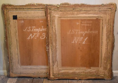 SUPERB PAIR OF LARGE PORTRAIT DRAWINGS BY JSTEMPLETON - ADDITIONAL PHOTO 11