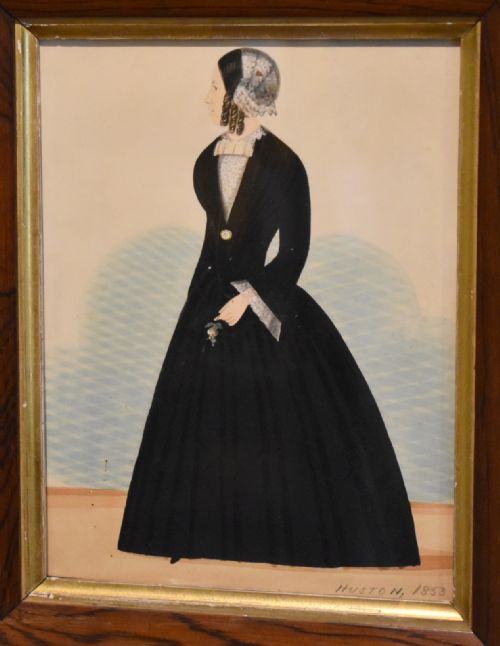 NAVE VICTORIAN WATERCOLOUR PORTRAIT - ADDITIONAL PHOTO 2