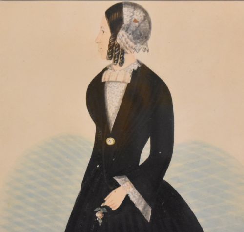 NAVE VICTORIAN WATERCOLOUR PORTRAIT - ADDITIONAL PHOTO 5