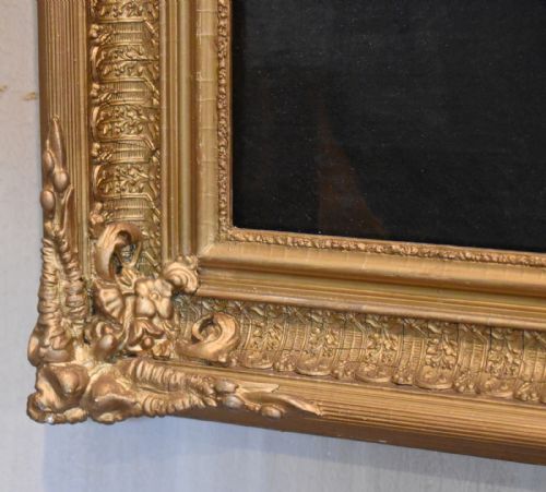 VICTORIAN NAVE OIL PAINTING PORTRAIT OF A LADY - ADDITIONAL PHOTO 4