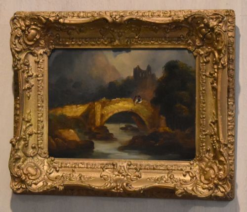 PAIR OF VICTORIAN LANDSCAPE OIL PAINTINGS - ADDITIONAL PHOTO 2
