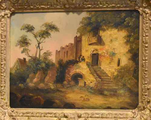 PAIR OF VICTORIAN LANDSCAPE OIL PAINTINGS - ADDITIONAL PHOTO 5