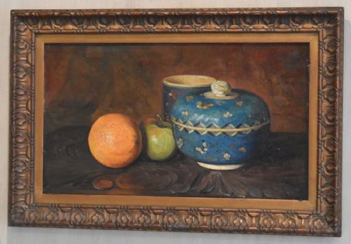 STILL LIFE OIL PAINTING BY HEF VIVIAN - ADDITIONAL PHOTO 1