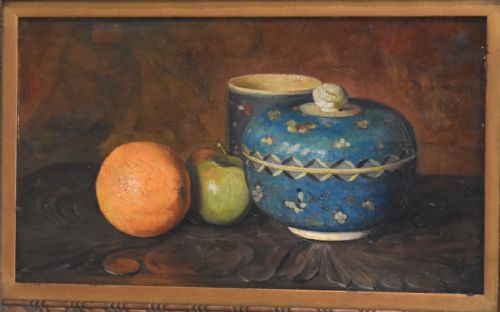 STILL LIFE OIL PAINTING BY HEF VIVIAN - ADDITIONAL PHOTO 2