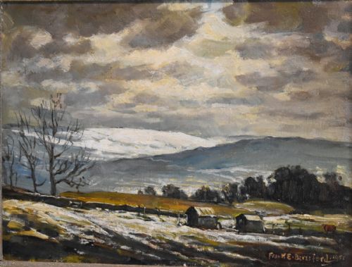 WINTER LANDSCAPE OIL PAINTING BY FRANK E BERESFORD - ADDITIONAL PHOTO 2