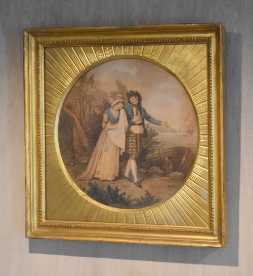 PAIR OF GEORGIAN PRINTS IN ORIGINAL GILT FRAMES - ADDITIONAL PHOTO 4