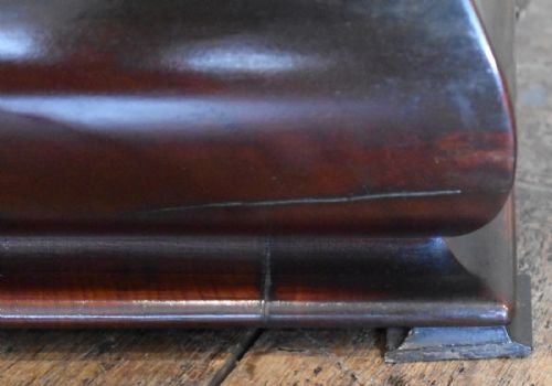 SUPERB LATE REGENCY MAHOGANY TEA CADDY - ADDITIONAL PHOTO 11