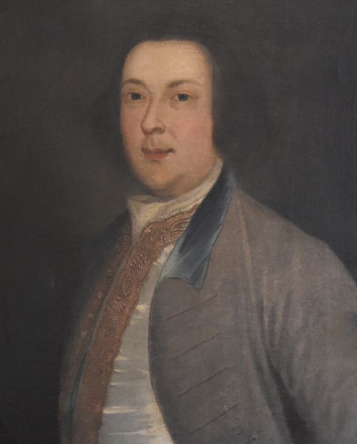 FINE GEORGIAN OIL PORTRAIT OF A GENTLEMAN - ADDITIONAL PHOTO 3