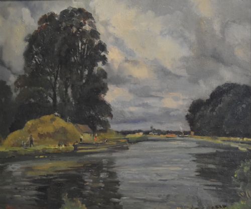 WELSH LANDSCAPE OIL PAINTING BY DONALD H FLOYD 18921965 - ADDITIONAL PHOTO 1