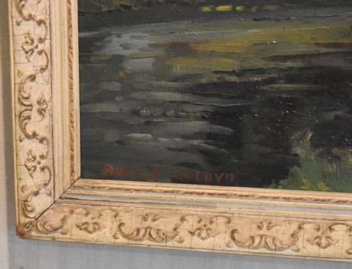 WELSH LANDSCAPE OIL PAINTING BY DONALD H FLOYD 18921965 - ADDITIONAL PHOTO 3