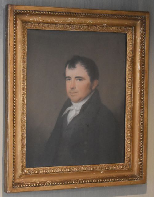 Fine Regency Pastel Portrait of Captain John Ladd