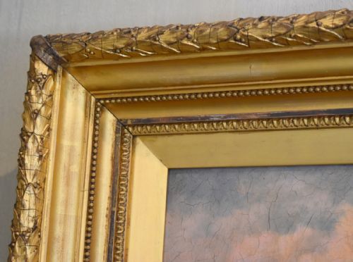 LARGE VICTORIAN OIL PAINTING BY WILLIAM PERRING HOLLYER - ADDITIONAL PHOTO 6