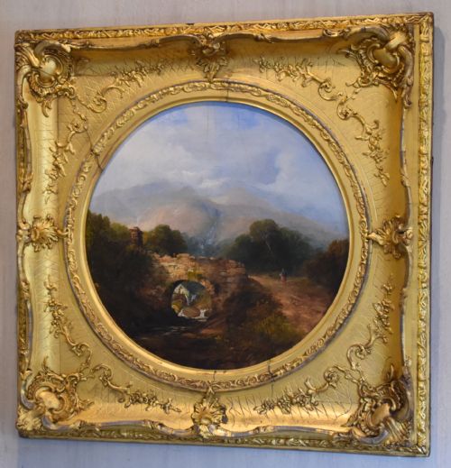 FINE VICTORIAN WELSH LANDSCAPE OIL PAINTING - ADDITIONAL PHOTO 1