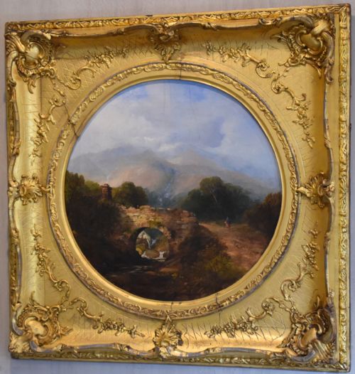 FINE VICTORIAN WELSH LANDSCAPE OIL PAINTING - ADDITIONAL PHOTO 2