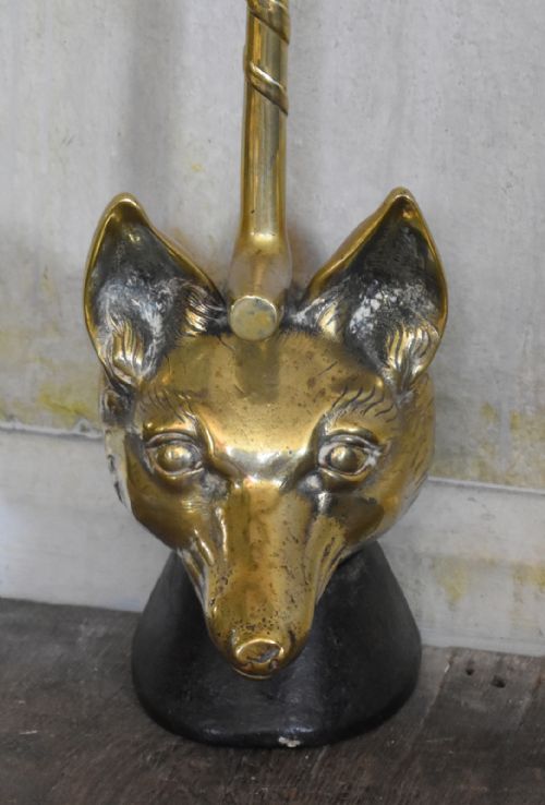 VICTORIAN FOX HEAD DOORSTOP - ADDITIONAL PHOTO 2