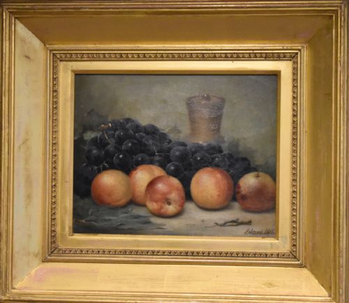 FINE STILL LIFE OIL PAINTING BY EDWARD ADAMS - ADDITIONAL PHOTO 2